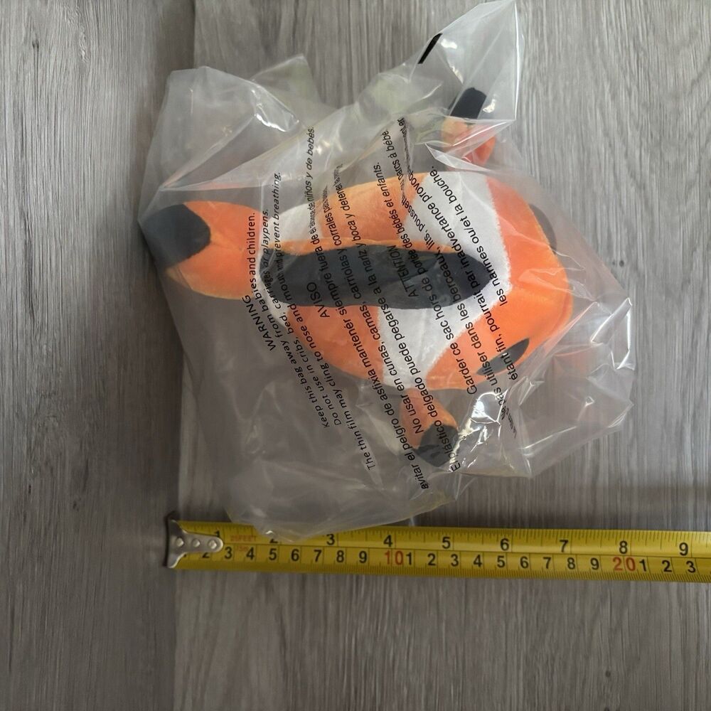 Wild Republic 7" Clownfish Plush Stuffed Animal – Orange Nemo - Style Toy - Picture 6 of 8